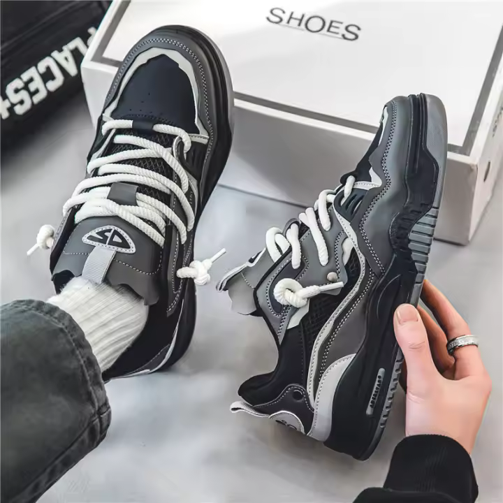 Zapatillas vulcanizadas para hombre, Casual, Calzado cómodo y versátil, Moda, 2025 - 1
