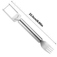 Cortador de sandía portátil, cortador de molino de viento de sandía, tenedor rebanador para lavavajillas doméstico y de restaurante - details 3