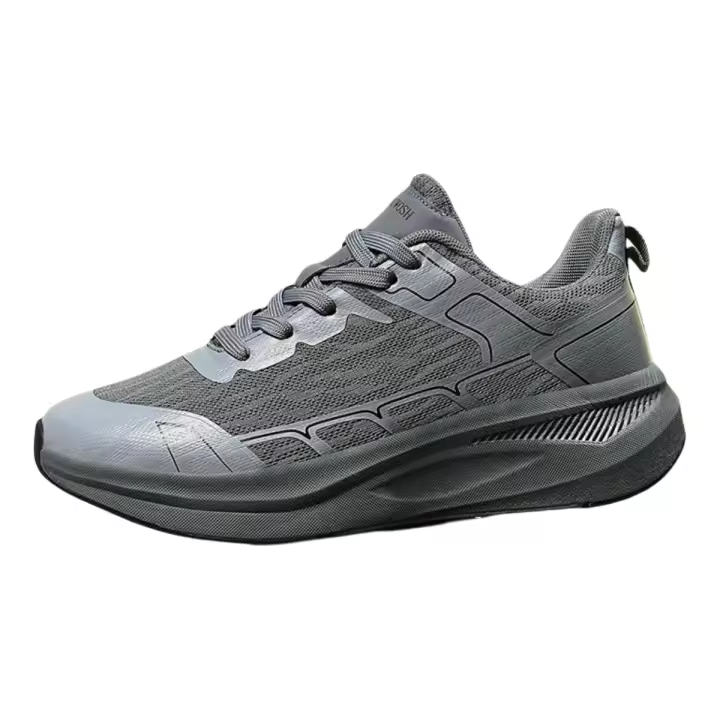 Zapatillas deportivas informales ligeras con absorción de impactos para hombre, talla grande, verano 2025, con suela gruesa, mayor altura y ancho, zapatillas para correr modernas y versátiles. - 1