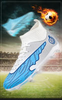 Zapatos de fútbol de alta calidad para hombres, botines de fútbol para niños pequeños, zapatillas de entrenamiento de fútbol de cuero, zapatos de tacos de fútbol al aire libre - details 2