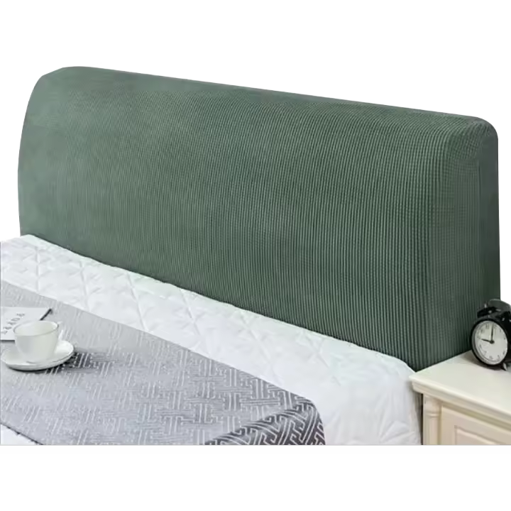 Funda para cabecera de cama estilo europeo, protector de cabecera de cama grueso, elástico, suave, todo incluido, a prueba de polvo - 1