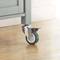 Carrito de Cocina con Ruedas Camarera con Tablero de Acero Inoxidable 60 x 92 x 44 cm ES (Gris) - details 5