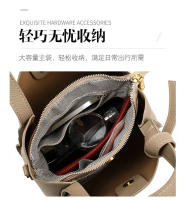 Cuero suave bolso de las mujeres bolso cesta de verduras de las mujeres bolso de hombro de alta gama crossbody atmósfera versátil cubo hombro - details 3