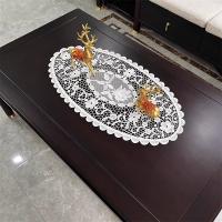 Mantel Ovalado de Crochet Blanco Vintage Pastoral Ideal para Comedor, Cena, Oficina - details 3