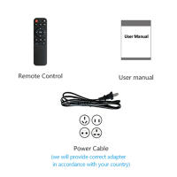 Proyector AUN A002 4K 5500 lúmenes WIFI inalámbrico Control remoto Teatro en casa inteligente Android 9.0 Material de plástico Ideal para películas en casa - details 7