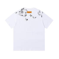 Camiseta de Verano de Algodón Puro Cuello Redondo Ajuste Suelto Moda Casual para Hombres - details 1