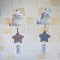 Campanas de viento de unicornio, decoración creativa y novedosa para el hogar, piezas colgantes, manualidades - details 3