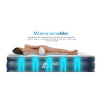 Colchón Inflable Premium 99 x 187 x 46 cm Resistente a Pinchazos Inflado/Desinflado en 1,5 min - details 9