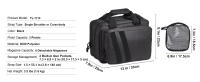 SucceBuy Range Bag para pistolas - Almacenamiento táctico de armas con bolsas y cargadores extraíbles, para caza al aire libre - details 5
