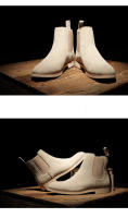 Chelsea botas de cuero genuino otoño e invierno botas de los hombres británicos - details 8