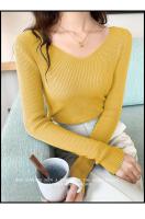 suéter de punto de manga larga para mujer, Jersey informal OL, otoño e invierno, 2025 - details 9