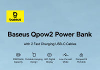 Baseus PD30W 20000mAh Power Bank Carga Rápida USB-C Carga Inalámbrica Batería de Litio-Ion - details 0