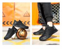 Los hombres de trabajo de seguros de zapatos anti-smash anti-perforación aislados cuatro estaciones de trabajo ligero resistente al desgaste zapatos impermeables de la obra - details 16