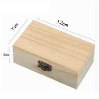 Caja de Madera de Alta Calidad S/M/L con Tapa Artesanal y Encaje Cuadrado para Decoración del Hogar y Almacenamiento de Suministros - details 10