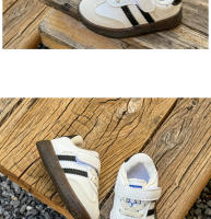 Nuevos zapatos deportivos para niños, superficie de cuero, antideslizantes, casuales, ligeros, para correr - details 9