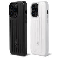 Funda para iPhone 14 Pro Max con diseño de equipaje a rayas, protectora, antigolpes y a prueba de caídas para iPhone 16ProMax 15ProMax 16P - details 6
