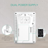 ORIA-termómetro inalámbrico Digital para interiores, higrómetro, Monitor de temperatura y humedad con 3 sensores para exteriores - details 3