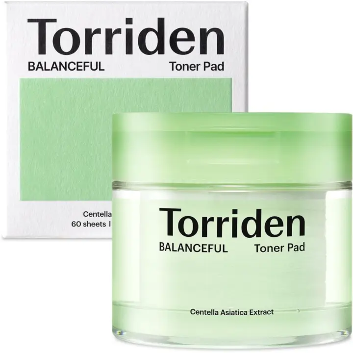 Almohadillas de tóner Torriden BALANCEFUL (60 unidades) Exfoliante diario con PHA y LHA para pieles grasas, mixtas y sensibles |   CICA 5D, - 1