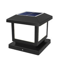 Luz de Poste Solar LED para Exteriores Luz de Punta de Montaje en Pared para Jardín Pasos Luz de Puerta de Corridor de Edificio - details 6