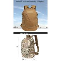 Mochila Táctica 20L Impermeable, Diseño Camuflaje, Multicompartimento, Asas Ergonómicas para Ciclismo y Viajes - details 0