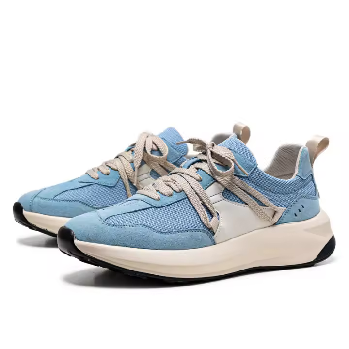 Zapatillas informales de otoño con cordones y suela gruesa para hombre - 1