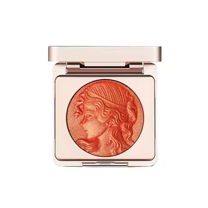 Colorete de chica en relieve para mejillas, colorete mate Natural, polvo facial Suave de alto pigmento, rubor para maquillaje diario - 1