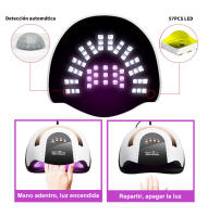 Lámpara UV LED para Secado de Uñas Lámpara de Manicura con Pantalla LCD 57/36LED 268/120W Lámpara UV para Esmalte de Gel Marca Producto para Belleza - details 3