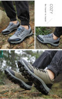 Zapatos de senderismo de marca para hombre, zapatillas de montaña para sendero al aire libre, malla antideslizante, transpirable, escalada en roca, zapatos deportivos atléticos - details 5