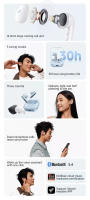Auriculares Bluetooth Xiaomi Redmi Buds 6 Batería de 30h, 5 Modos de Afinación, Control de Volumen, Aislamiento Acústico Auriculares Inalámbricos - details 2