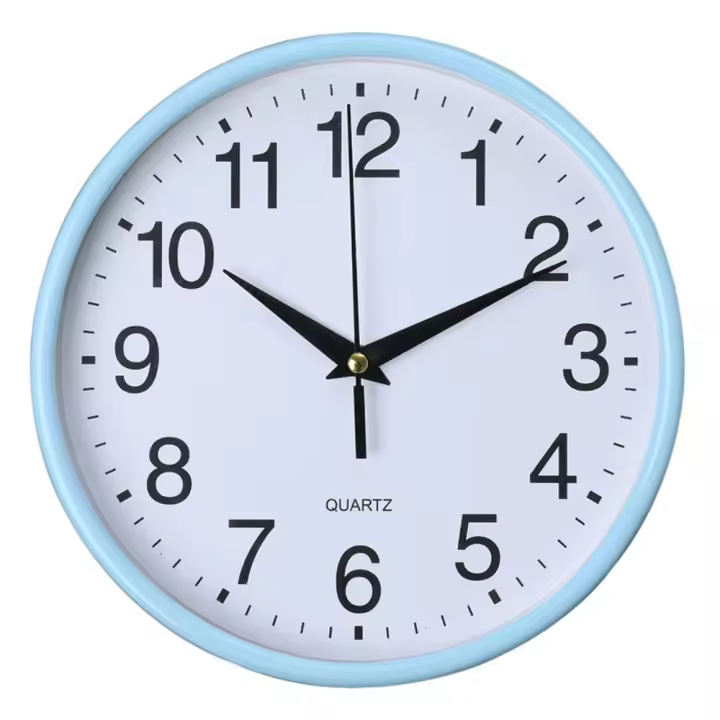 Cocina moderna decoración hogar dormitorio nórdico breve reloj de cuarzo redondo Reloj de pared 8 pulgadas 20 - 1