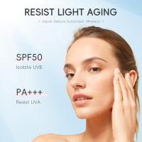 Crema protectora solar Sakura, bloqueador solar Facial Spf50, cremas, loción blanqueadora, crema de Gel hidratante de aislamiento, crema Facial Brig P3B4 - details 1