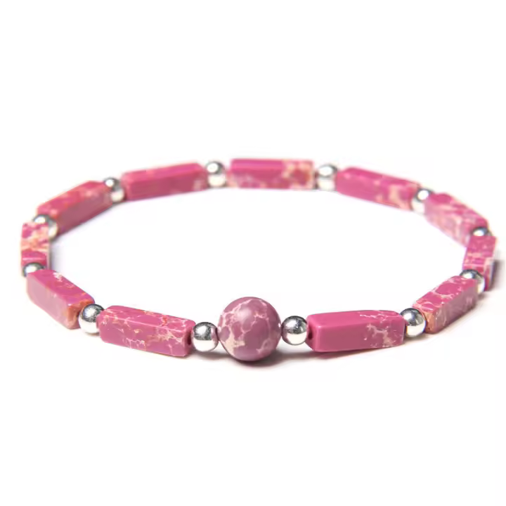 Pulsera de Cuarzo Amatista Natural para Mujer - Joyería y Bisutería Elegante, Cristal Cuadrado, Regalo de Moda con Encanto, Lujo Discreto - 1