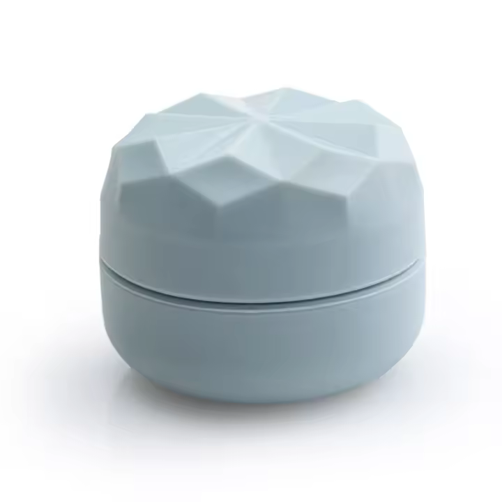 Caja de almacenamiento de silicona rellenable vacía para hombre, caja de cosméticos de silicona de 25ml, portátil, impermeable, para embalaje de cuidado de la piel, 2 uds. - 1