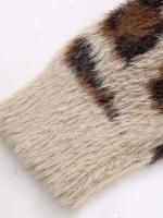 Cárdigan de punto con estampado animal para mujer, suéter único con cuello redondo, chaqueta con botones totalmente combinada, sin estampado, otoño e invierno - details 5