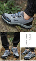 Zapatos de senderismo de marca para hombre, zapatillas de montaña para sendero al aire libre, malla antideslizante, transpirable, escalada en roca, zapatos deportivos atléticos - details 18