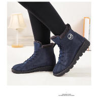 Zapatos de algodón para nieve impermeables antideslizantes, botas cortas de gran tamaño, botas de terciopelo grueso - details 12