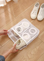 Bolsa de almacenamiento de zapatos para lavadora, bolsa de malla portátil, organizador de ropa protectora antideformación, para viaje, novedad - details 2