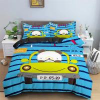 Cubierta de Edredón con Diseño de Oso de Dibujos Animados Microfibra 2/3PCS Ropa de Cama para Niñas y Niños Comfortable y Adorable - details 12
