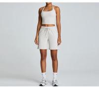 Pantalones cortos deportivos informales para mujer, ropa exterior de secado rápido, con cordón, para correr y Fitness - details 13