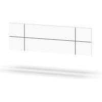 Cabecero Cama Doble de 150 Moderno Geométrico, Blanco, 50x160x3,2cm, Dormitorio de Matrimonio, Modelo Elsa - details 0