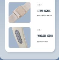 Chal de masaje eléctrico con calor para cuello, masajeador de columna Cervical, espalda, hombros y cuello, masajeador muscular Trapezius para el hogar y el coche - details 18