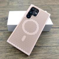 Funda de plástico de lujo para disipación de calor Samsung Galaxy S25 S24 S23 S22 Ultra Plus S 24 23 22 S24Ultra para cubierta de carga Magsafe - details 11
