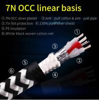 YYAUDIO 1 par de alta calidad OCC OFC Chapado en plata y cobre Xlr Cable de Audio equilibrado 3 pines 2 XLR Cable de Audio macho a hembra - details 4