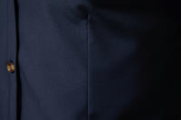 Camisa de manga larga con botones para hombre, camisa informal de negocios, Color sólido, cómoda, Social, Oficina, blusa blanca y negra, moda de otoño - details 13
