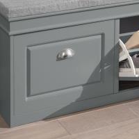 Baul almacenaje para Dormitorio L104 x P24 x H52cm Blanco FSR64-W ES - details 17