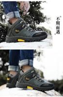 Zapatillas de deporte para hombre, montañismo, cuero impermeable, senderismo, invierno cálido para hombre, botas de nieve, zapatos de trekking al aire libre - details 40