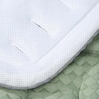 Cojín transpirable para cochecito de bebé, cojín suave de Color sólido para cochecito de bebé, accesorios para cochecito, silla de comedor, alfombrilla para coche - details 14