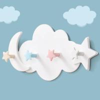 Ganchos en Forma de Nube Estrella Sin Perforación de Pared Ideal para Ropa, Sombreros, Bolsos, Almacenamiento de Cocina y Sala de Estar Decoración del Hogar - details 1