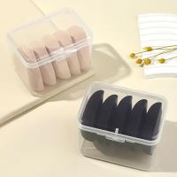 Juego de 5 esponjas de maquillaje reutilizables de tela para bases líquidas y polvos - details 5