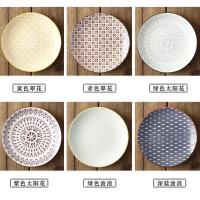 Plato Nórdico Moderno y Creativo de Cerámica Bajo Revestimiento 8 pulgadas de Estilo Occidental para Comidas y Snacks Viste tu Cocina y Comedor - details 5
